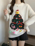 Red Christmas Pullover Sweater For Women In Autumn And Winter 2025 Women's Casual Versatile O Neck Knitted Sweater New Casual