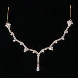 Boho Grecian Gem Pendant Rhinestone Forehead Jewelry Chain Indian Bridal Hair Clip Accessories Head Chain For Women Wedding Gift