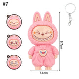 Face Changing Keychain Fun Backbag Ornament Hanging Decoration Kawai Surprise Gifts Creative Cartoon Anime Car Keyring Decor