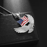 Ancient Egyptian Goddess Spread Wings Pendant Necklace Women Fashion Hip Hop Punk Amulet Jewelry Gift