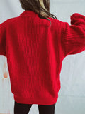 Handmade Decorative Christmas Sweaters Women Fashion Cute O Neck Long Sleeve Knitted Pullover Sweater Female Autumn Winter New