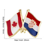 Flag Laple Pin Badge Brooch Canada friendship Ethiopia Ireland Brazil Pakistan Belgium Poland Germany Russia Philippines Finland