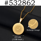 Anniyo (1Piece) Ashur Necklaces Lama,Lamma,Ezidi Winged Bull Lamassu Yezidi Lalish Yazidis Assyrian Jewelry #532862