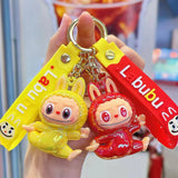 Cute Dancing eep Doll Keychain Car Chain Key Holder Cartoon Sle PVC Material Creative Gift Small Present
