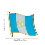 Flag Pins Country Flag Badge Flag Brooch National Flag Lapel Pin International Travel Pins Collections