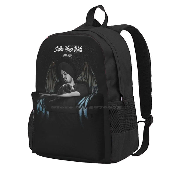 Sidhu Moose Wala A Sidhu Moose Wala S Sidhu Moose Wala Hot Sale Schoolbag Backpack Fashion Bags