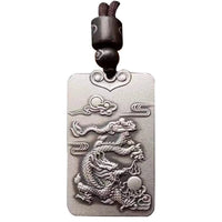 Twelve Zodiac Tiger Dragon Necklace For Men Jewelry Retro Patron Buddha Pendant Male Lucky Blessing Anniversary Accessories