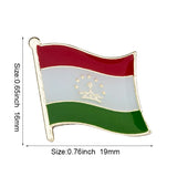 300+Different World Flag Badge Country Flag Pin Lapel Pins Brooch