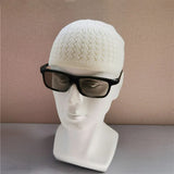 Winter Knitted Muslim Men Prayer Hats Unisex Beanies Cap Warm Islamic Ramadan Jewish Kippah Homme Hat Men's Wrap Head Caps