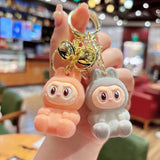 Cross-Border Hot Sale Cartoon Keychain Plush Key Holder Cute Doll Bag Pendant Toy Machine Hanging Decoration Flocking Sheep
