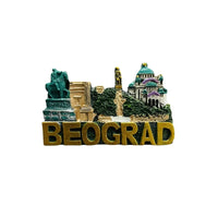 Serbia 3D Fridge Magnets Tourism Souvenir Resin Refrigerator Magnets Sticker Collection Handicraft Gift Home Decoration Articles