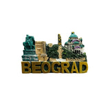 Serbia 3D Fridge Magnets Tourism Souvenir Resin Refrigerator Magnets Sticker Collection Handicraft Gift Home Decoration Articles