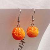 Beer Festival Wine Glass Orange Juice Earrings Fashion 2D Flat Design Earrings Women Girls Party Jewelry Gift Give To Friends