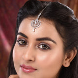 Bridal Water Drop Forehead Chain Tiara Indian Hair Accessories 2024 Luxury Tassel Rhinestone Headpiece Chain for Women Gift