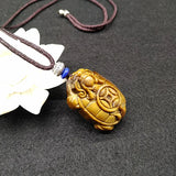 Natural Tiger Eye Stone Money Turtle Pendant Unisex Dragon Turtle Hanging Ornament a Grade Jewelry Accessory from Mainland China