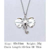 Birthday Gifts Necklace 45Cm Or 70Cm Long Chain Elephant Neck Decoration Choker Neck