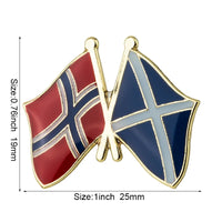 Scotland Flag Laple Pin Badge Brooch