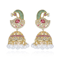 Gypsy Jewelry Retro Ethnic Indian Jhumka Crystal Small Bells Beads Drop Tassel Earrings Women Bohemian Statement Jhumki Tribal