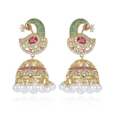 Gypsy Jewelry Retro Ethnic Indian Jhumka Crystal Small Bells Beads Drop Tassel Earrings Women Bohemian Statement Jhumki Tribal