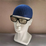 Winter Knitted Muslim Men Prayer Hats Unisex Beanies Cap Warm Islamic Ramadan Jewish Kippah Homme Hat Men's Wrap Head Caps