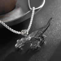 Retro Devil Mask Pendant Japanese Samurai Style Punk Pendant Necklace Men's Gothic Halloween Jewelry Gift