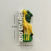 Poland 3D Fridge Magnets Tourism Souvenir Resin Refrigerator Magnets Sticker Collection Handicraft Gift Home Decoration Articles
