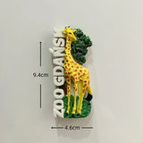 Poland 3D Fridge Magnets Tourism Souvenir Resin Refrigerator Magnets Sticker Collection Handicraft Gift Home Decoration Articles