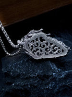 Handcrafted Sterling Silver Medusa s925 Silver Necklace Ancient Greek Myth Snake Woman Pendant Featured Pendant