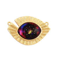 Newest Classic Amulet Turkish Blue Evil Eye Charm Pendant,18K Gold Cubic Zirconia CZ Paved,Jewelry Necklace Bracelet Supply L30