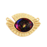 Newest Classic Amulet Turkish Blue Evil Eye Charm Pendant,18K Gold Cubic Zirconia CZ Paved,Jewelry Necklace Bracelet Supply L30