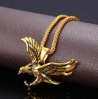Ancient Egyptian Goddess Spread Wings Pendant Necklace Women Fashion Hip Hop Punk Amulet Jewelry Gift