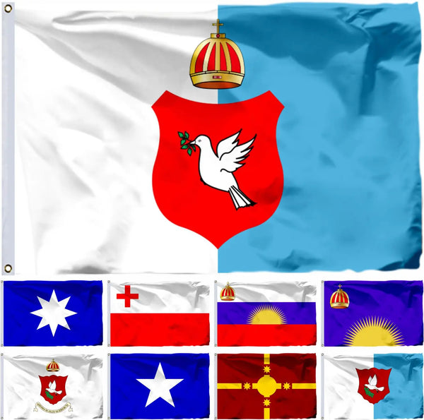 Flag of the United Kingdom of Fiji, Flag of Fiji, Royal Standard, Polyester, Rotuma, 90x150cm, 21x14cm, 40x60cm, 100D 21x14cm