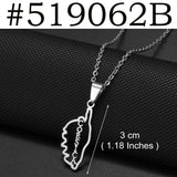 2025 New Arrivals Corsica Flag Pendant Necklaces Stainless Steel for Women Girls Sardinia Ethnic Jewelry #518762