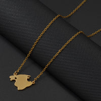 Anniyo Heart Spain Mallorca Heart Necklaces For Women Girls Stainless Steel Jewelry #532562
