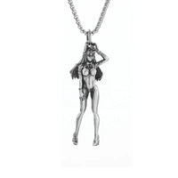 Retro Gothic Mysterious Demon Angel Wings Pendant Necklace Men's Punk Hip Hop Trendy Cool Jewelry Boy Gift