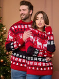 2025 New Women Men Kids Christmas Sweaters Casual Soft Jumpers Warm Thicken Matching Outfits Pullover Knitwear Xmas Family Look