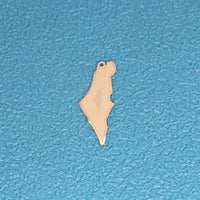 New Palestine Israel map Stainless steel accessories accessories high sense neutral fashion pendant