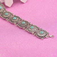 Vintage Alloy Carved Sun Pattern Choker Necklace for Women Traditional Boho Ethnic Round Collar Necklaces Statement Jewelry Gift