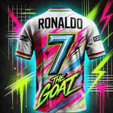 2025-26 CHATGPT Original Design New Arriavl The Goat Design Football Jersey Training Kit Oversized O-neck Soccer Tee