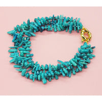 Coral Bracelet  !  Classic 3 strands of natural irregular orange coral bracelet  9.5"