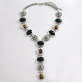 Large Heavy Chunky Necklace For Women Statement Vintage Fashion Jewelry Long Drop Daily Accessories Wholesale Holiday Gift MQ522