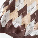 SINGREINY Christmas Style Knitting Warm Sweater O Neck Long Sleeves Argyle Design Loose Pullovers 2025 Autumn Casual Women Tops