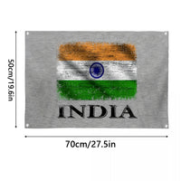Love India Jai Hind Map Flag Room Bedroom Home&Outdoor Wall Hanging Concert Printed Background Decoration Art Banner