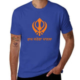 Raj Karega Khalsa T-Shirt plus size tops plain vintage clothes Short sleeve tee plain t shirts men