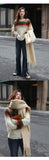Christmas Red Sweater 2025 Autumn and Winter New Lazy Wind Thick Retro Design Knitted Pullover Winter Clothes Women