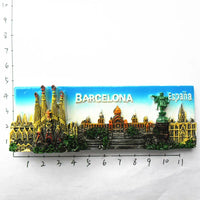 Spain Barcelona Fridge Magnets Tourist Souvenir Decoration Articles Handicraft Magnetic Refrigerator Stickers Collection Gifts