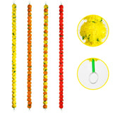 1Pc Indian Style Marigold Flower Garland With Flowers For Day Of The Dead Diwali Home DIY Craft Party Halloween Party Decor