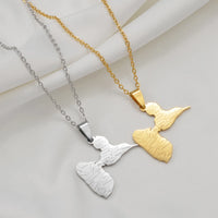 Anniyo Guadeloupe Map City Name Pendants Necklaces for Women Jewelry France Guadeloupe Maps @335621