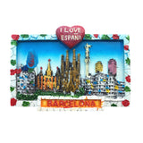 Spain Barcelona Fridge Magnets Tourist Souvenir Decoration Articles Handicraft Magnetic Refrigerator Stickers Collection Gifts