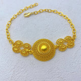 ANIID New Indian 24K Gold Color Long Necklace Set Nigerian Party Bridal Wedding Ethiopian Luxury Dubai Jewelry Wholesale Gifts